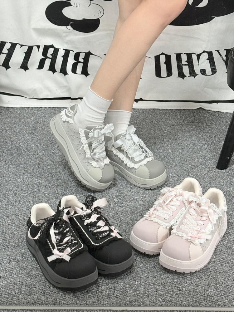 Women'S Fashion Running Shoes - Grey Running Single Shoes Gururu Original