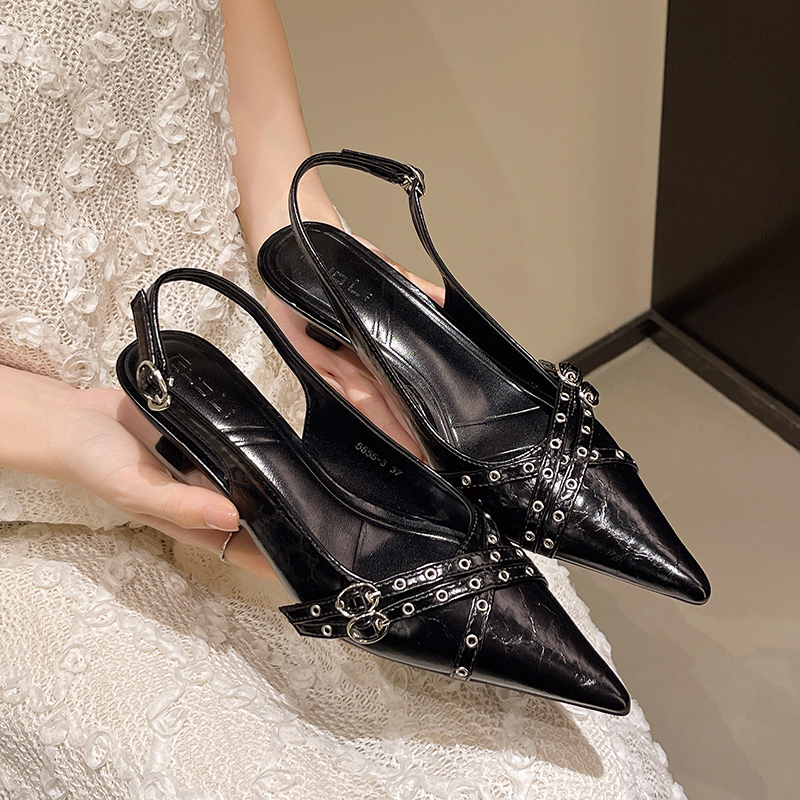 Women'S Fashion Spring 2025 - 2025 New Women Pointed Toe Sandals
