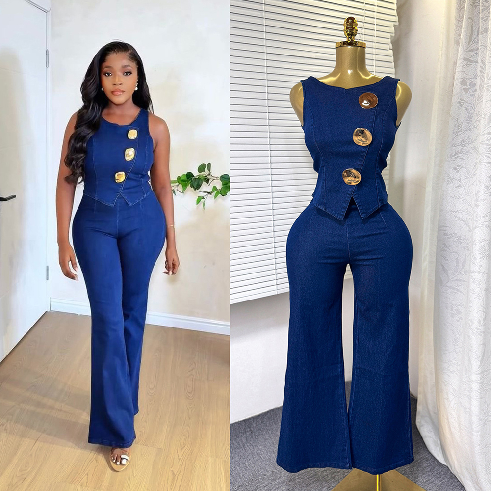Fashion Denim Women Loungewear - Women Fashion Jeans Top recensione e prezzo