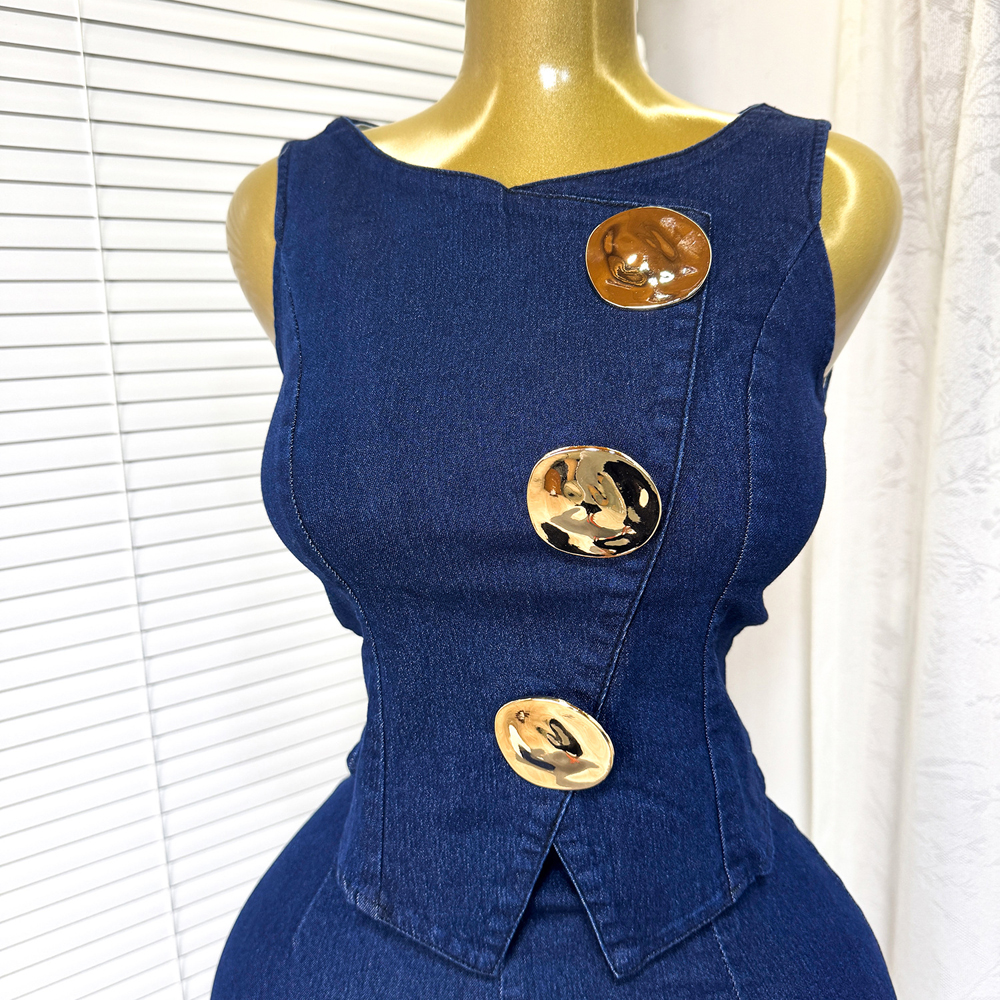 Fashion Denim Women Loungewear - Women Fashion Jeans Top recensione e prezzo