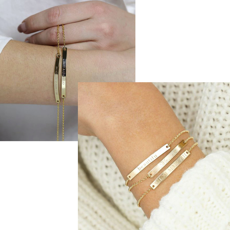 Elegant Personalized ID Bar Br - Women Fashion Quotes recensione e prezzo
