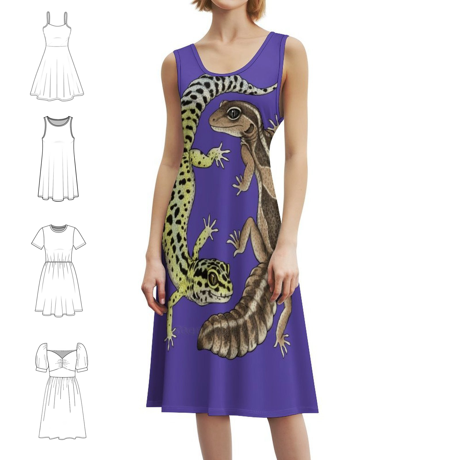Geckos Boho Chic Dress Elegant - Women Fashion Gown recensione e prezzo