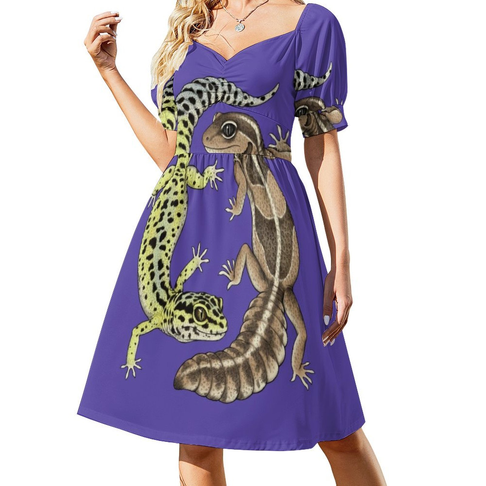 Geckos Boho Chic Dress Elegant - Women Fashion Gown recensione e prezzo