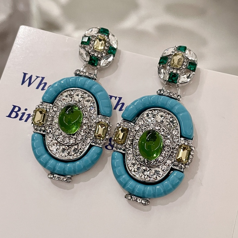Vintage Turquoise Emerald Silv - Women'S Fashion Victorian Era recensione e prezzo