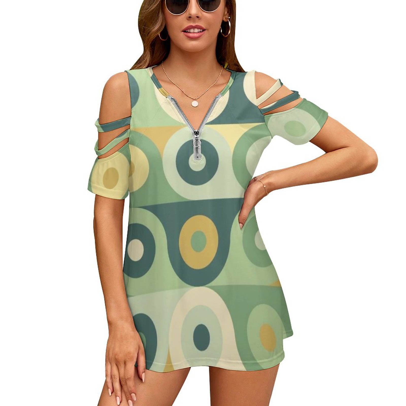 Groovy 70's Pattern Women Zipp - Women'S Fashion Of The 60S recensione e prezzo