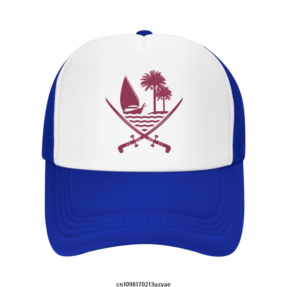 Emblem Of Qatar Mesh Baseball  - Women Fashion Qatar recensione e prezzo