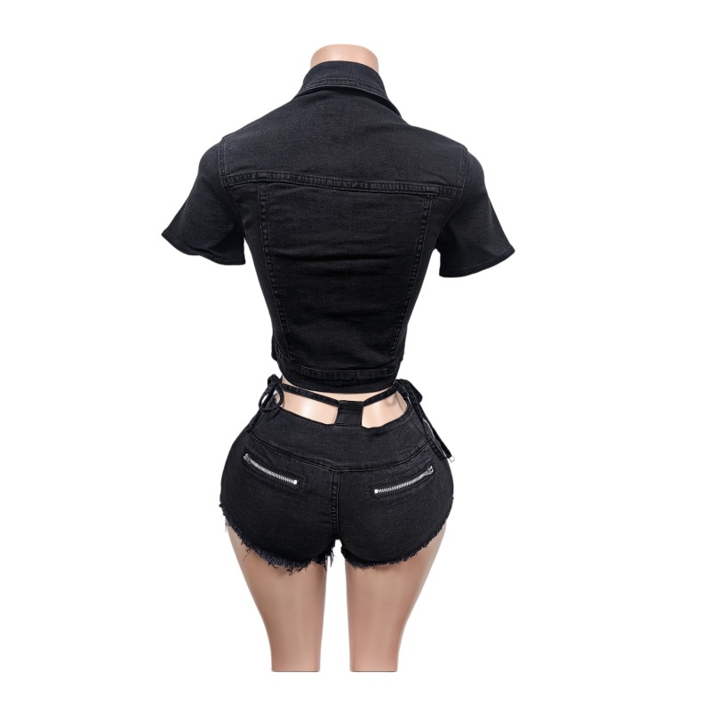 Sexy Denim 2 Piece Sets Women  - Women Fashion Jeans Top recensione e prezzo