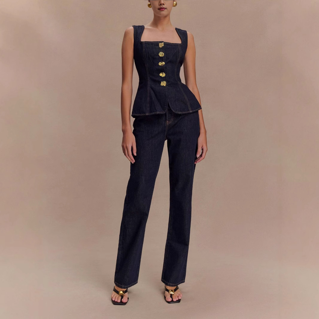 Summer Denim Pant Sets Women 2 - Women Fashion Jeans Top recensione e prezzo