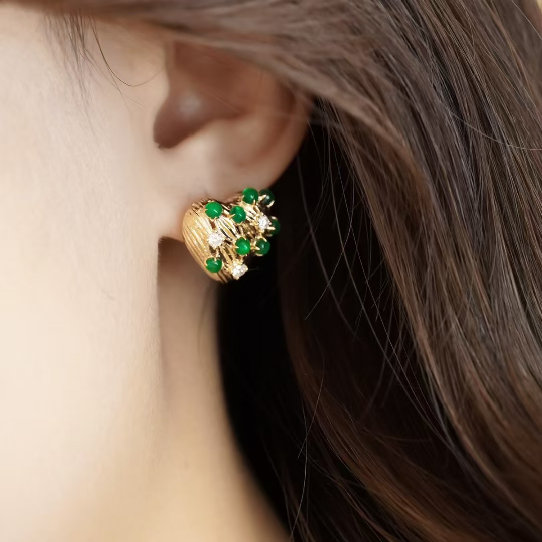 Retro14K Gold Filled Emerald D - Women'S Fashion Victorian Era recensione e prezzo