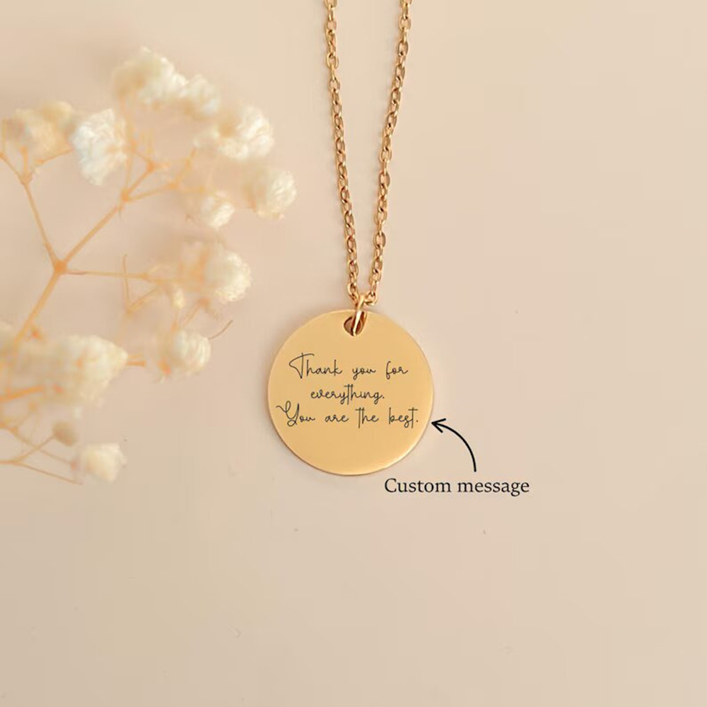 Custom Quote Text Necklace for - Women Fashion Quotes recensione e prezzo
