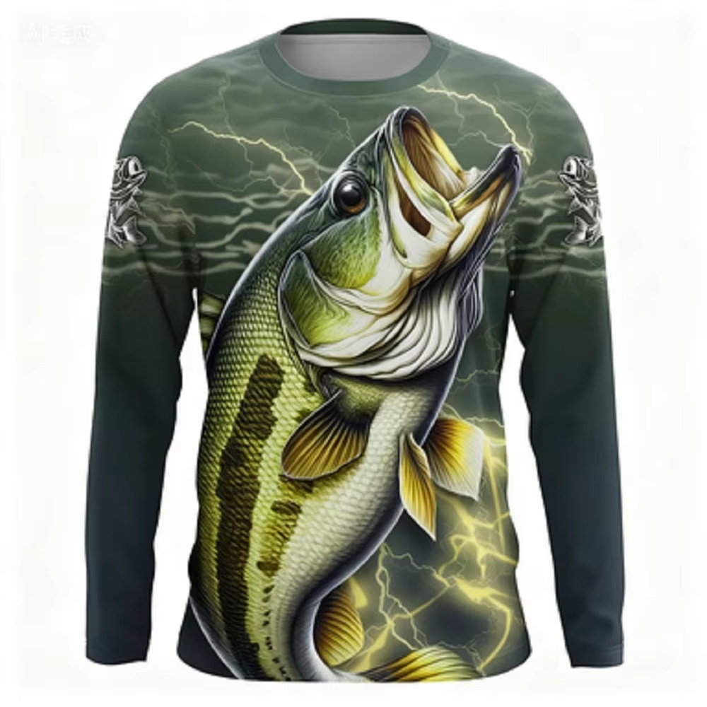 Fashionable Bass Pattern Crew  - Women'S Fashion Q recensione e prezzo