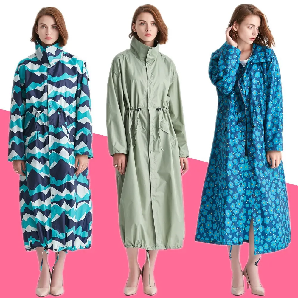 Long Raincoat Women Waterproof - Women'S Fashion Rain Jacket recensione e prezzo