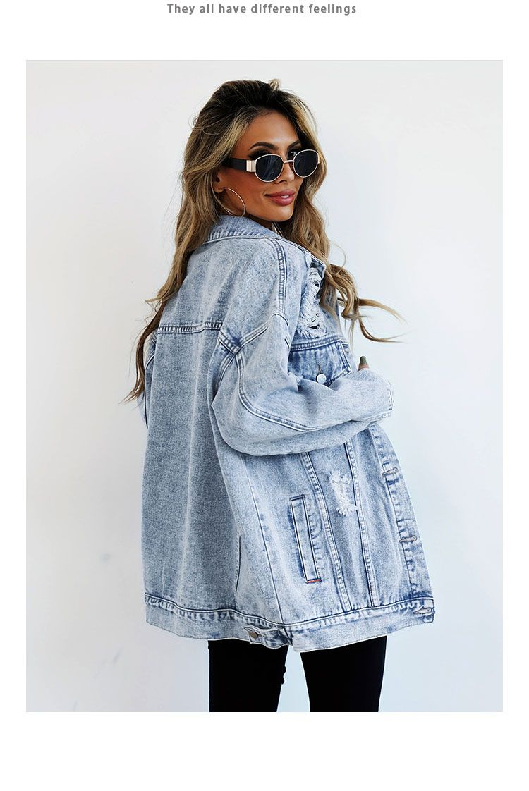 Jeans Jackets for Woman Jacket - Women Fashion Jeans Top recensione e prezzo