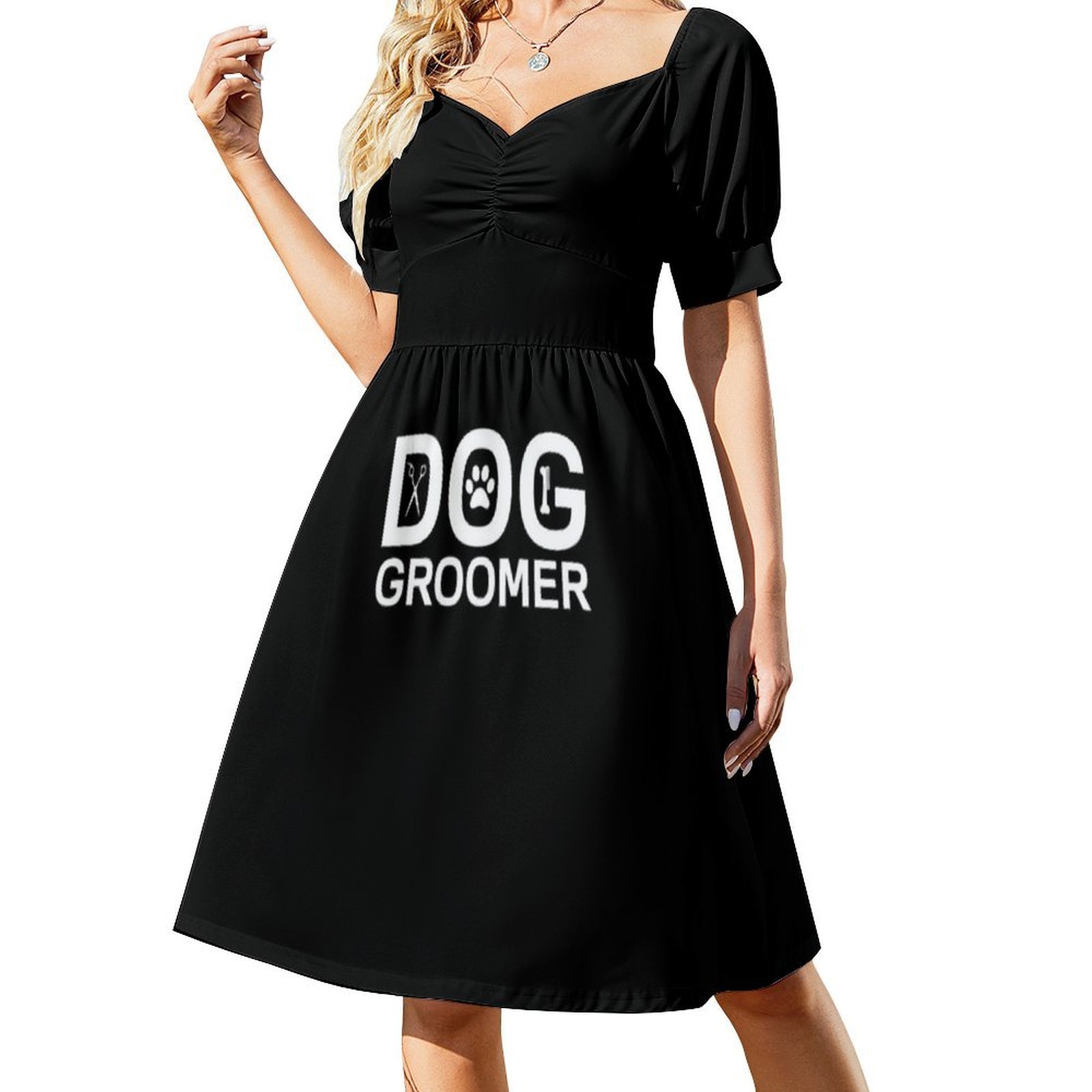 Dog Groomer Boho Chic Dress El - Women Fashion Gown recensione e prezzo