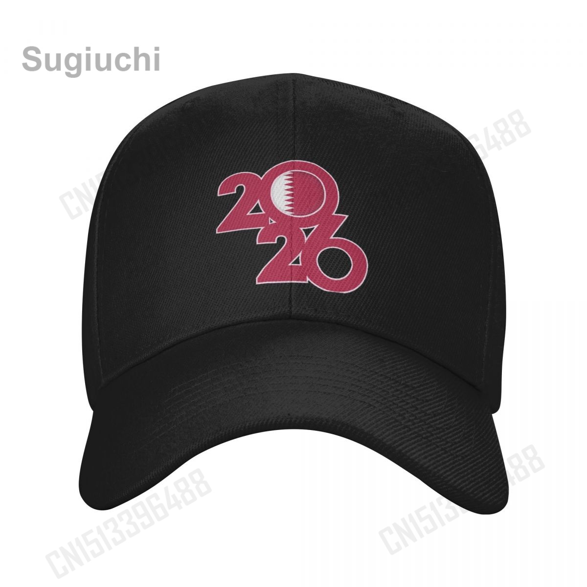 Qatar Flag With 2026 Baseball  - Women Fashion Qatar recensione e prezzo