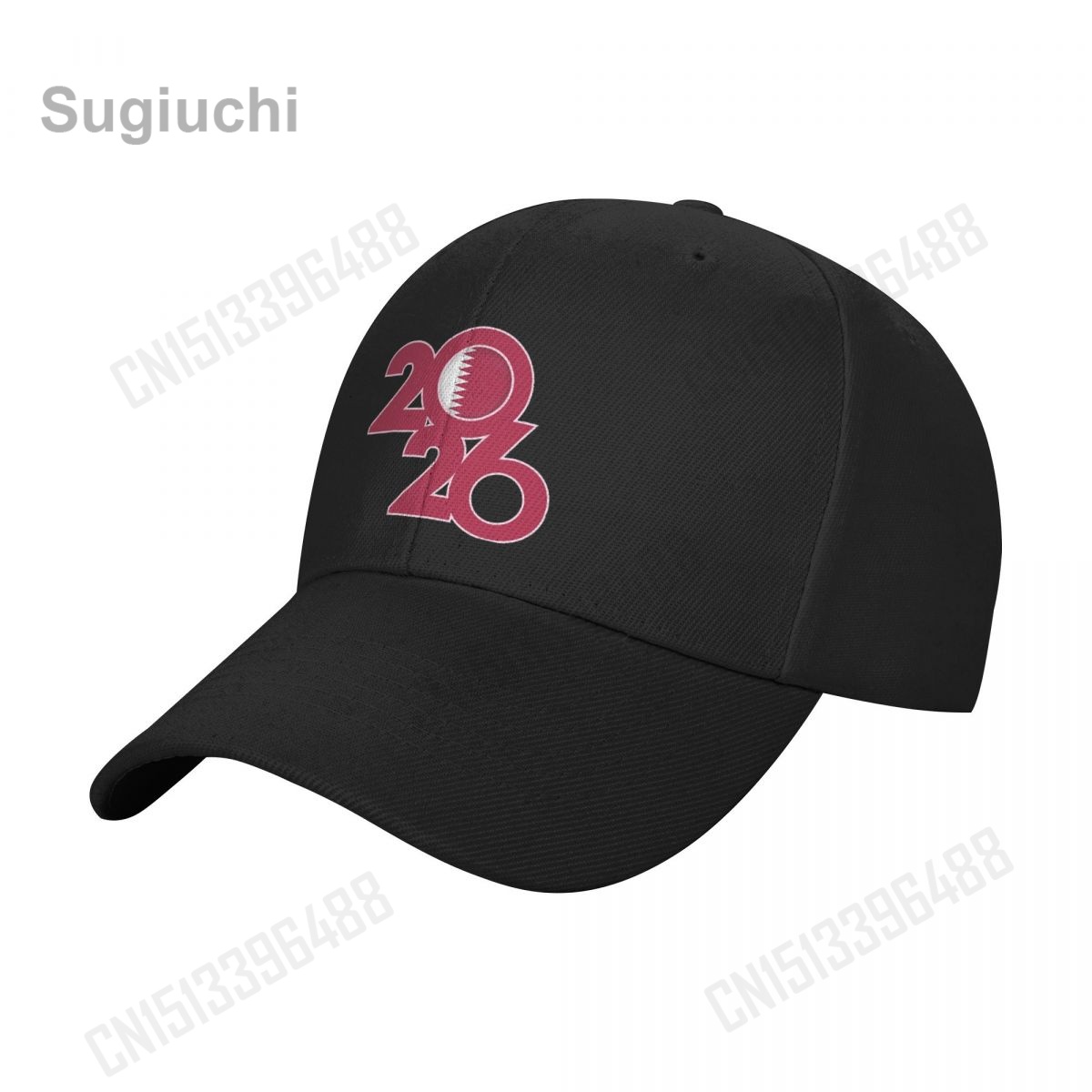 Qatar Flag With 2026 Baseball  - Women Fashion Qatar recensione e prezzo