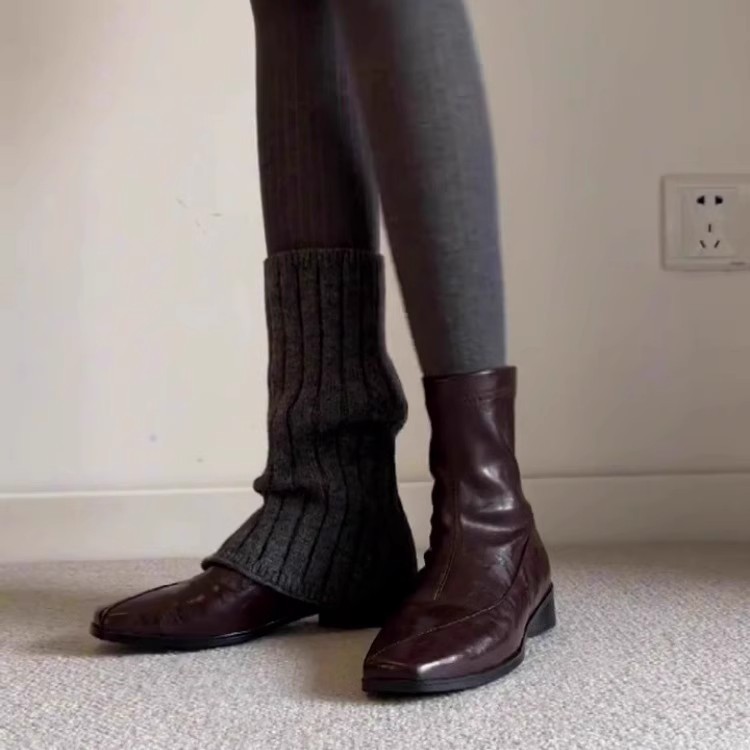 Women Square Toe Short Tube Ba - Women Fashion Youtube recensione e prezzo