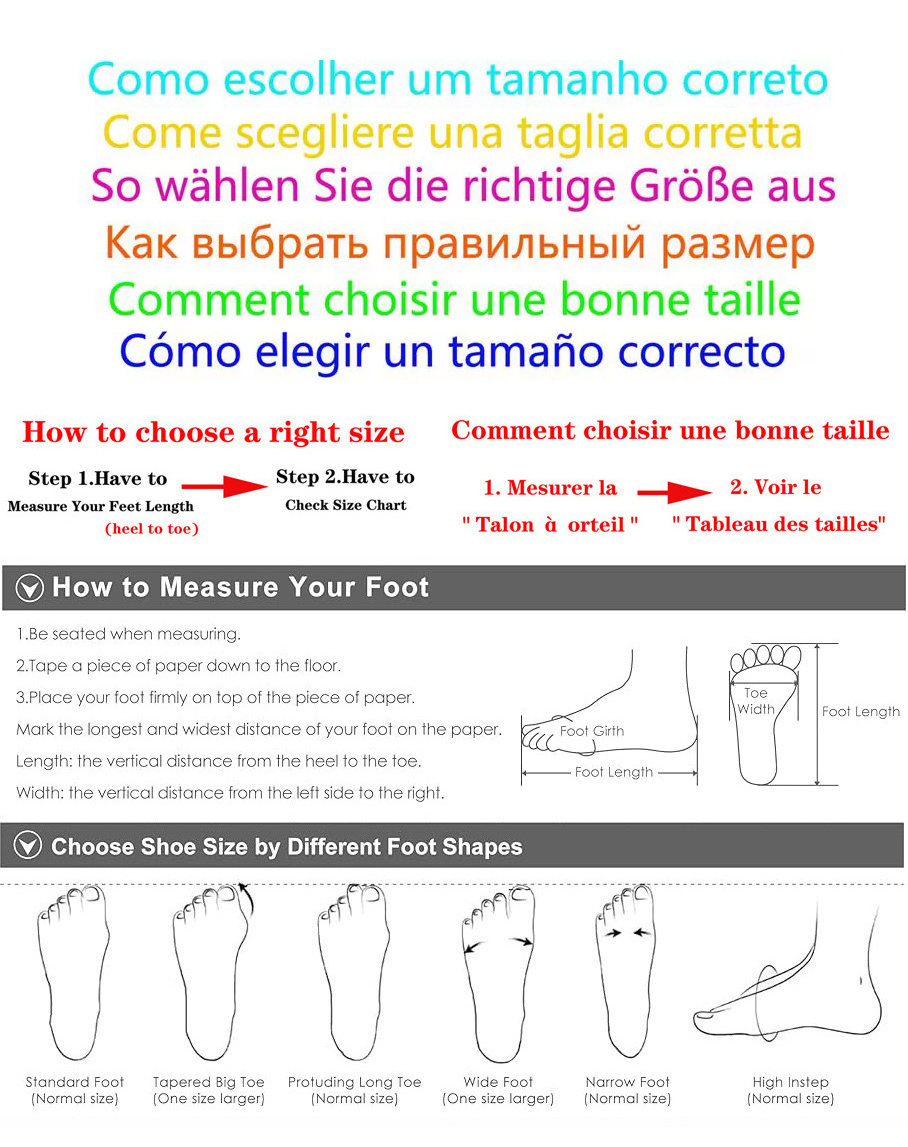 【Measure Your Feet Length Befo - Women'S Fashion Q recensione e prezzo