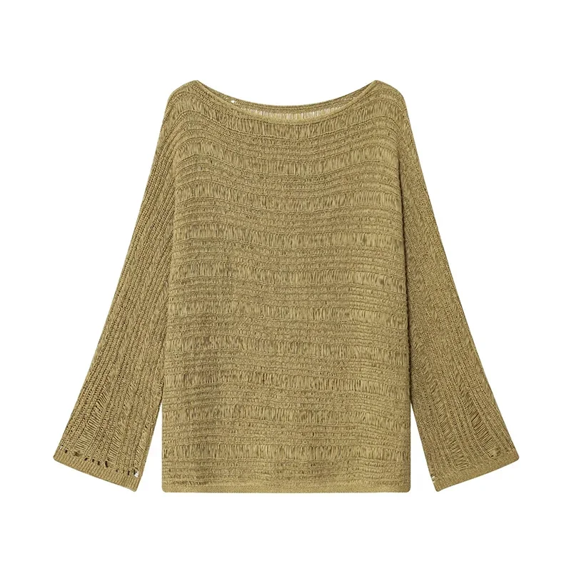 Vintage Boat Neck Knit Sweater - Women'S Fashion recensione e prezzo