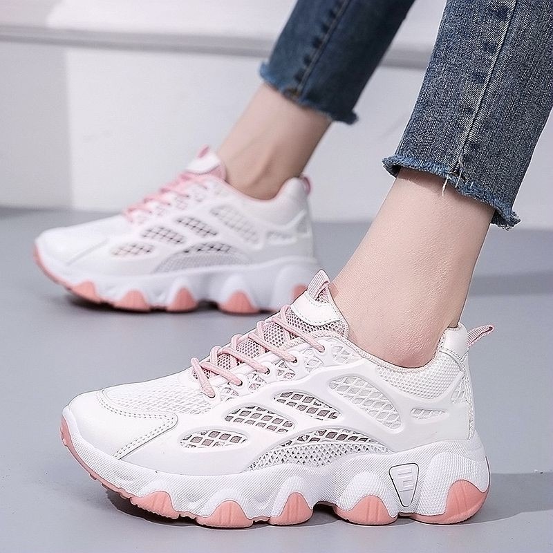 Breathable Mesh Chunky Sneaker - Women'S Fashion Running Shoes recensione e prezzo