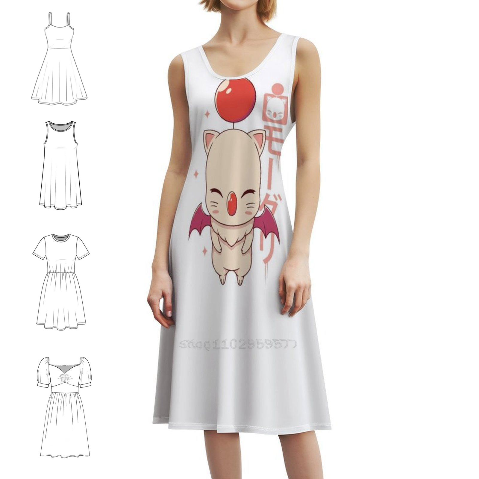 Moogle Kupo! Boho Chic Dress E - Women Fashion Gown recensione e prezzo