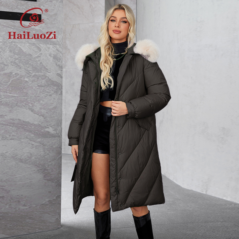 HaiLuoZi 2024 Women's Winter P - Women'S Fashion Parka recensione e prezzo