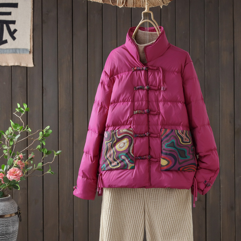 Autumn Winter Ethnic Style Emb - Women'S Fashion Parka recensione e prezzo