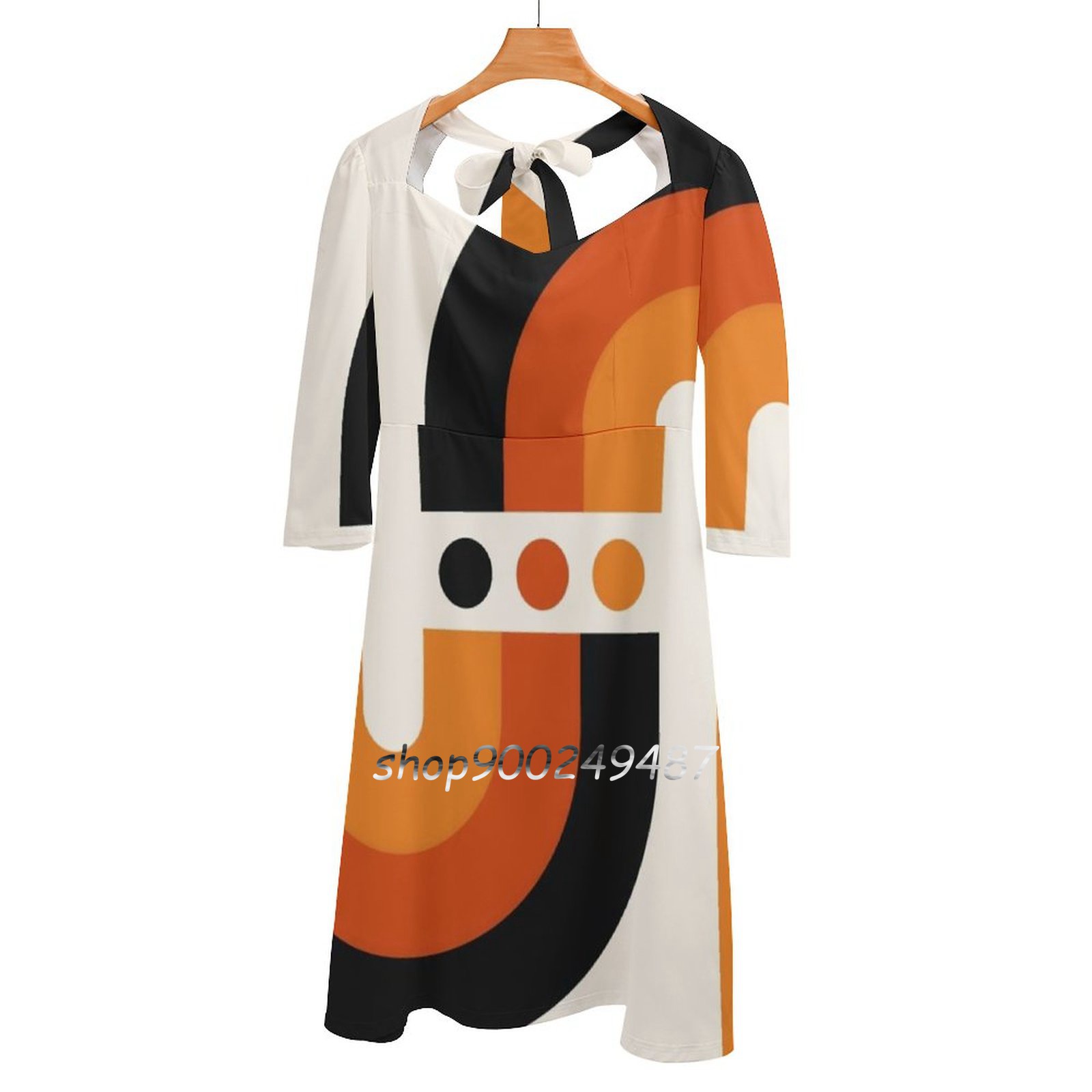Sunset Rainbow Flare Dress Squ - Women'S Fashion Of The 60S recensione e prezzo