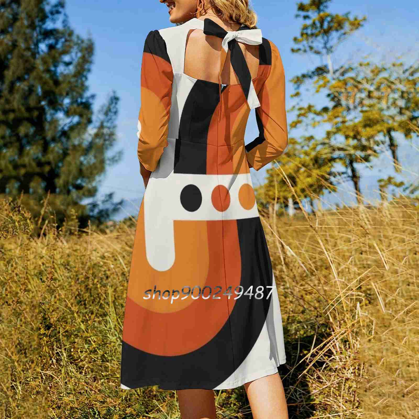 Sunset Rainbow Flare Dress Squ - Women'S Fashion Of The 60S recensione e prezzo