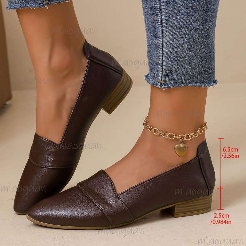 Vintage Pointed Toe Loafers Wo - Women'S Fashion Walking Shoes recensione e prezzo