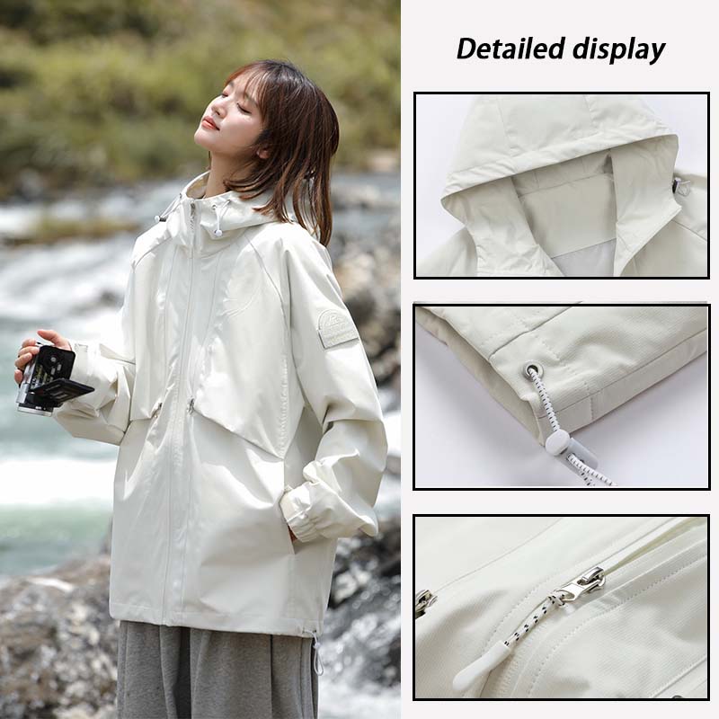 Women Spring Autumn Waterproof - Women'S Fashion Rain Jacket recensione e prezzo