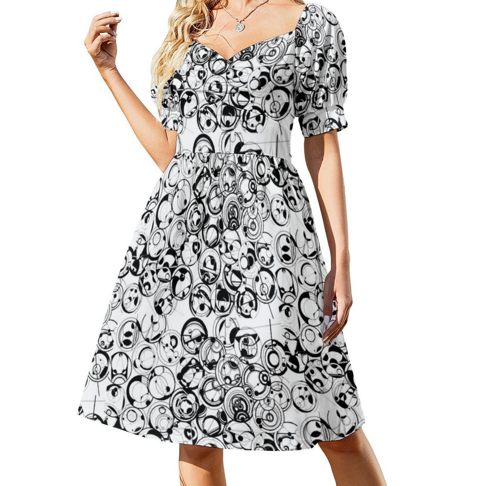Circular Calligraphy Boho Chic - Women Fashion Gown recensione e prezzo