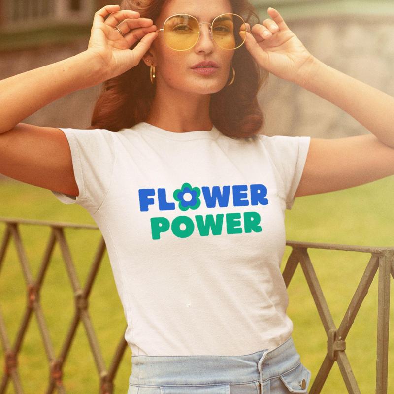 Flower Power T Shirt Hippie Fl - Women'S Fashion Of The 60S recensione e prezzo
