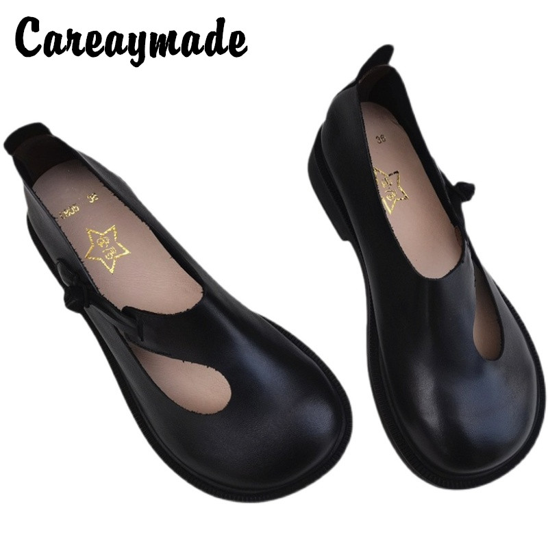 Careaymade-Genuine leather big - Women'S Fashion Walking Shoes recensione e prezzo