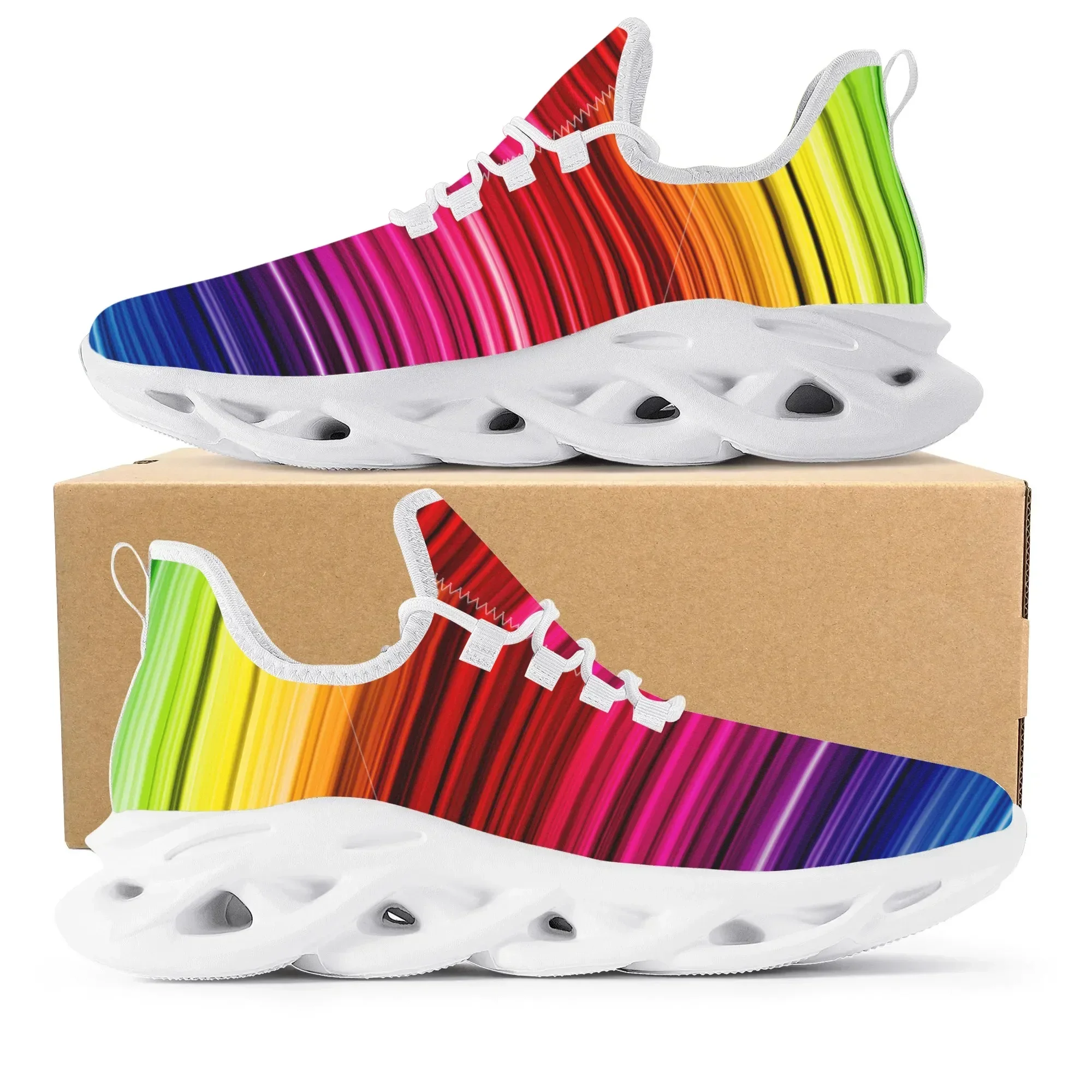 Colorful Rainbow Design Fashio - Women'S Fashion Running Shoes recensione e prezzo