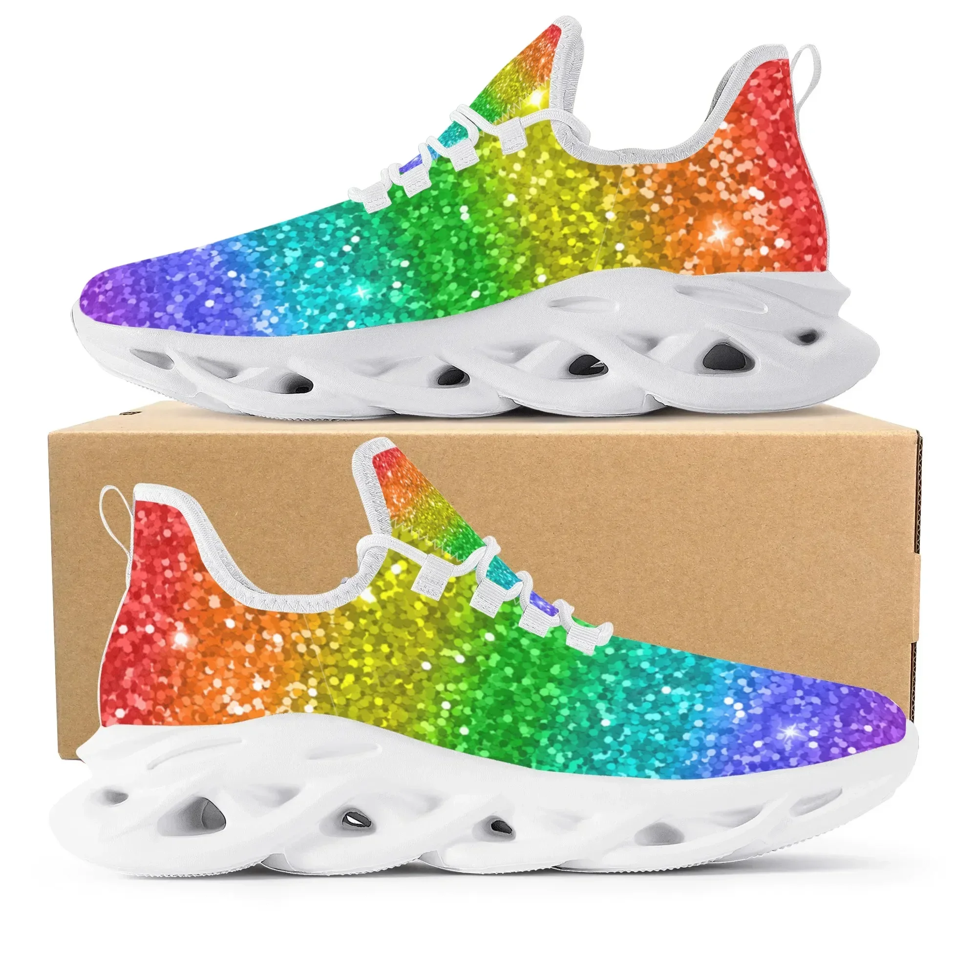 Colorful Rainbow Design Fashio - Women'S Fashion Running Shoes recensione e prezzo