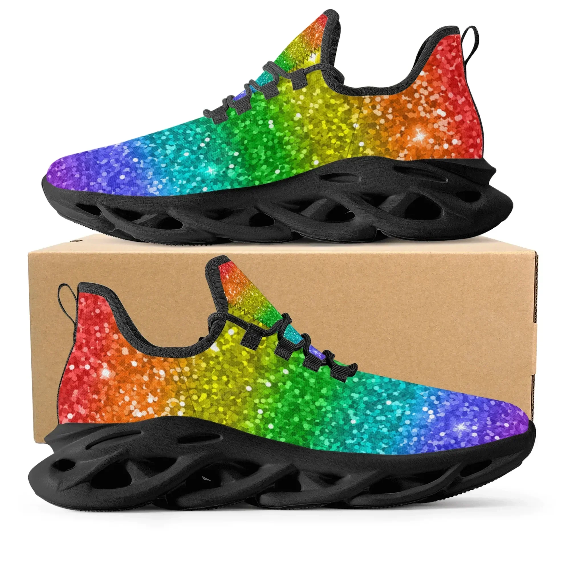 Colorful Rainbow Design Fashio - Women'S Fashion Running Shoes recensione e prezzo