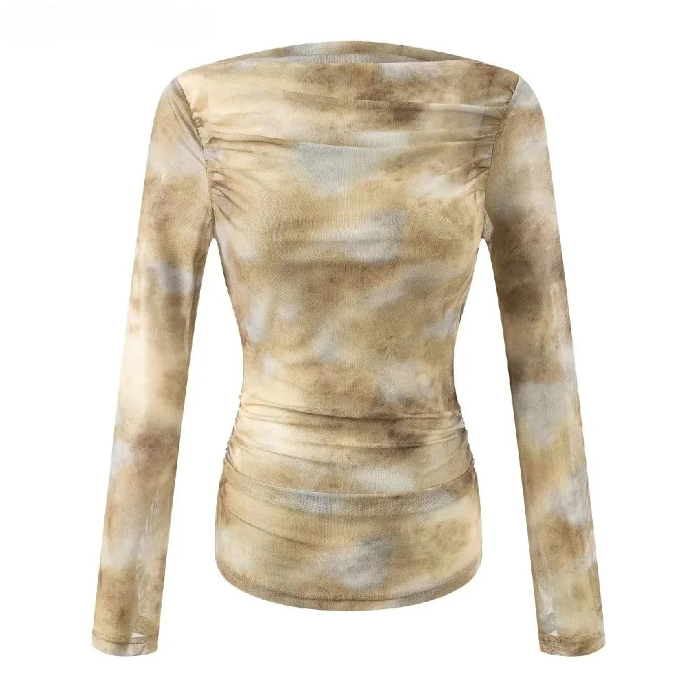 2025 Sexy Tie-Dye Print Ruched - Women'S Fashion recensione e prezzo
