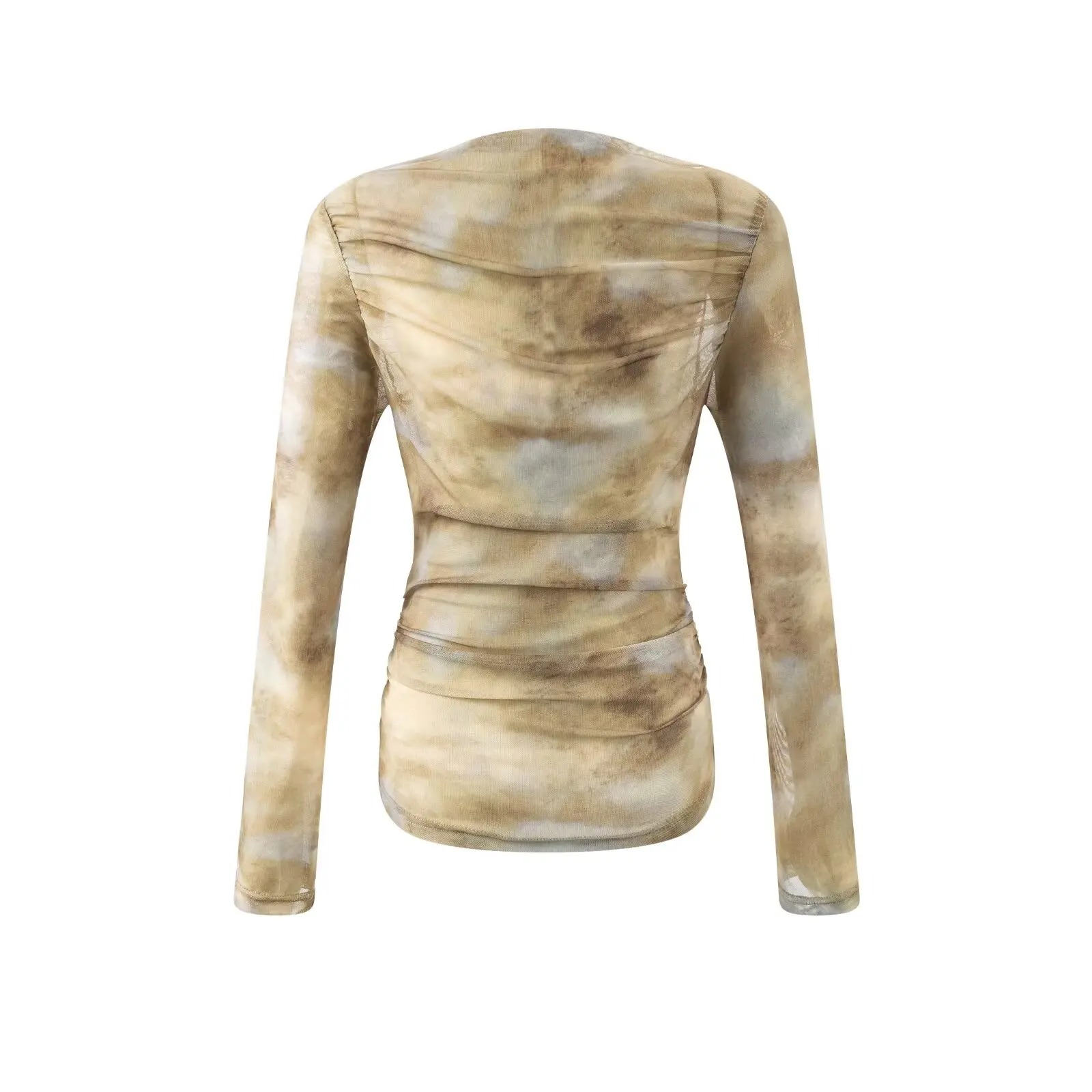 2025 Sexy Tie-Dye Print Ruched - Women'S Fashion recensione e prezzo