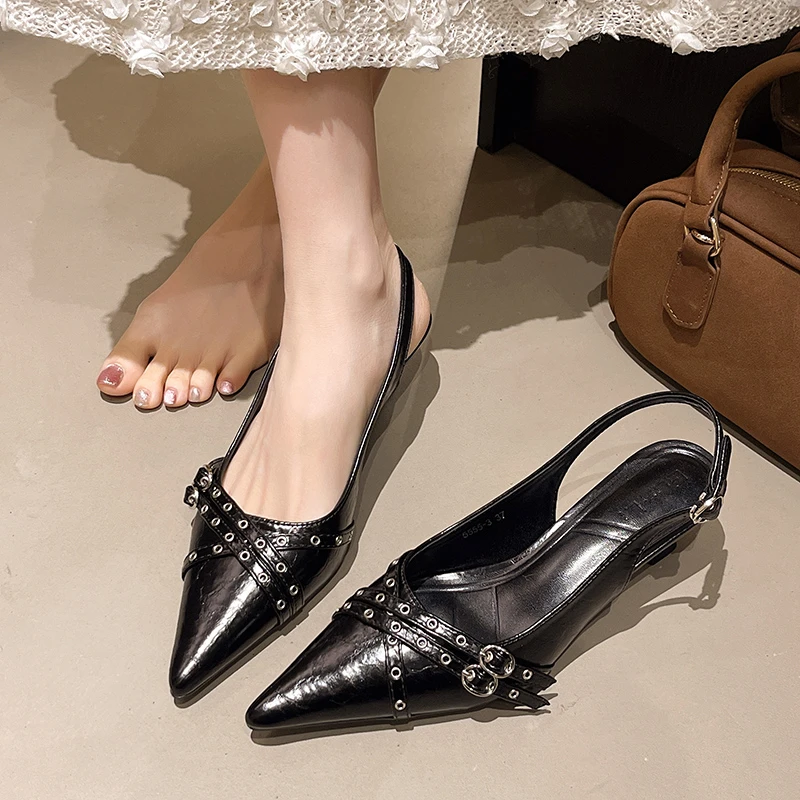 2025 New Women Pointed Toe San - Women'S Fashion Spring 2025 recensione e prezzo
