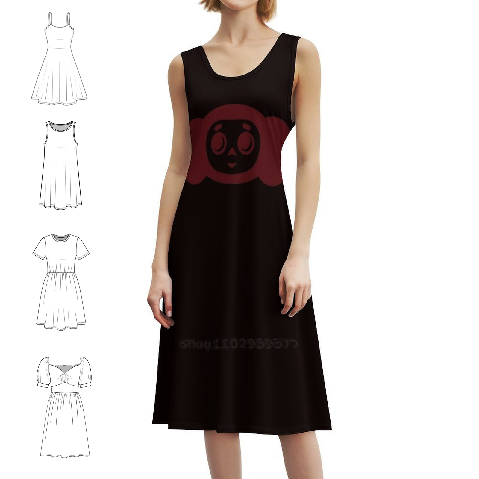 Cheburashka Cartoon Classic Bo - Women Fashion Gown recensione e prezzo