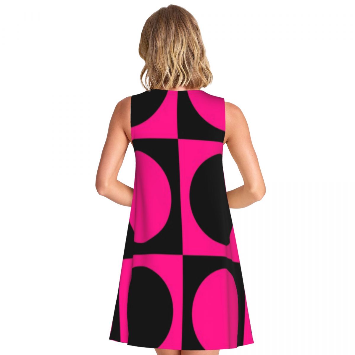 60s Pink Circle Mod Mondrian W - Women'S Fashion Of The 60S recensione e prezzo