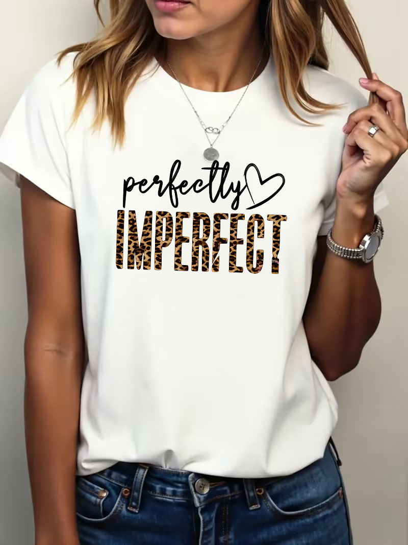 Graphic Perfectly Imperfect lo - Women Fashion Quotes recensione e prezzo