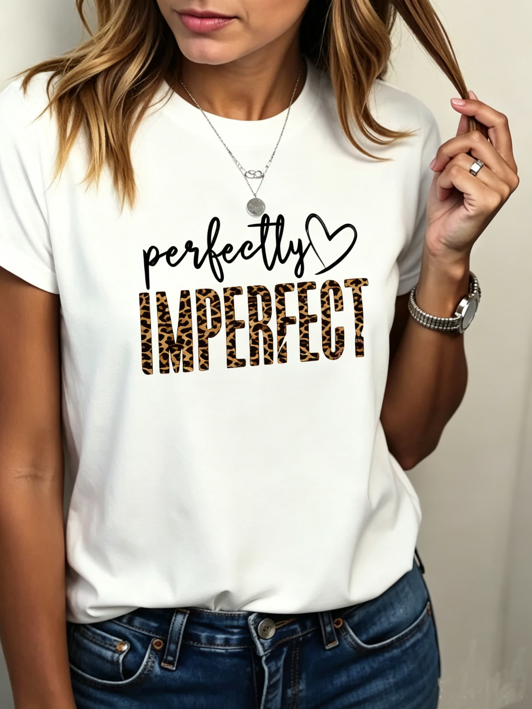 Graphic Perfectly Imperfect lo - Women Fashion Quotes recensione e prezzo
