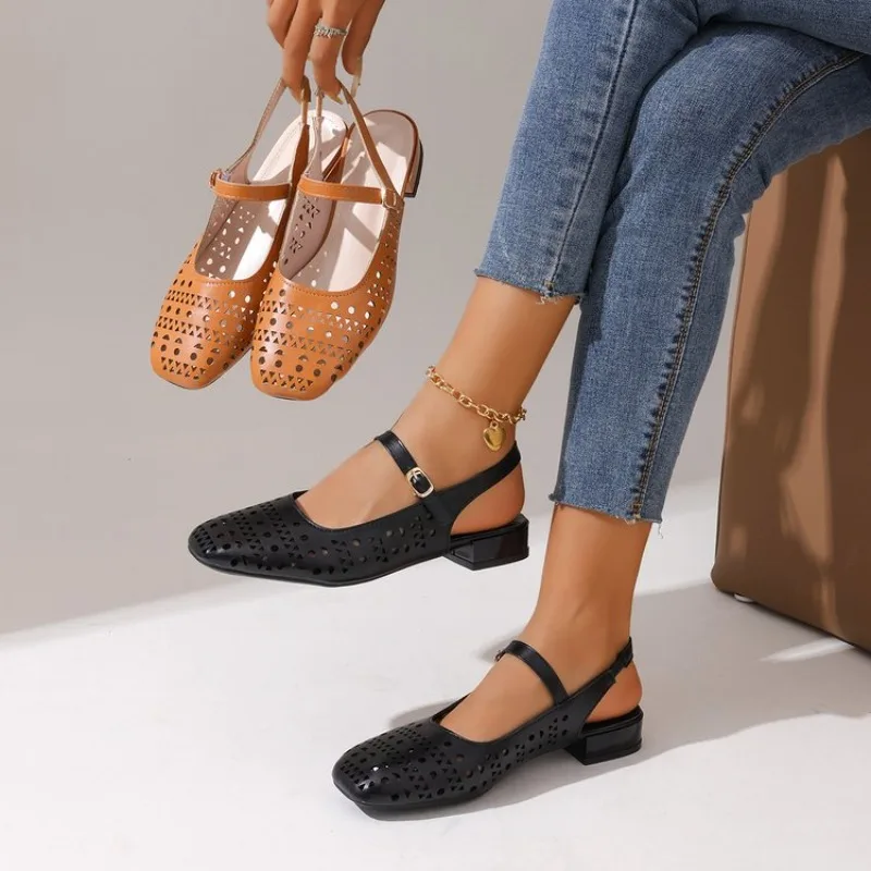 Women Square Toe Geometric Cut - Women Fashion Outfits recensione e prezzo