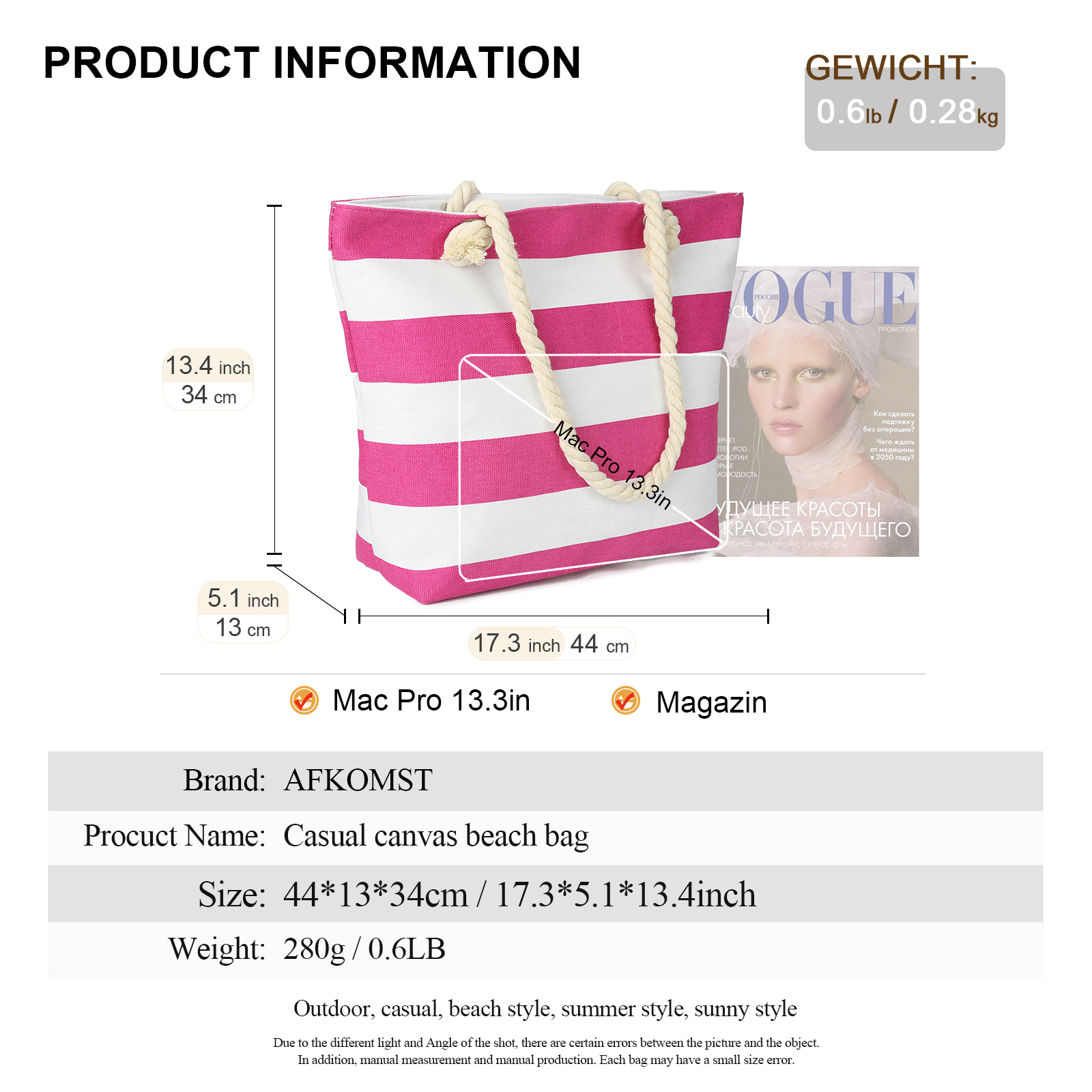 New Beach Tote Bag Fashion Wom - Women Fashion Japan recensione e prezzo