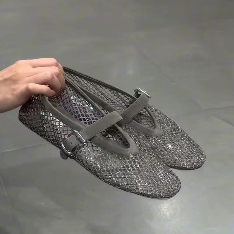 Hollow Rhinestone Baotou Sanda - Women'S Fashion Walking Shoes recensione e prezzo
