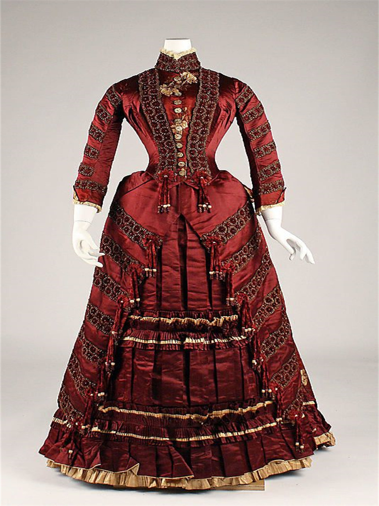 1890s Victorian Red Edwardian  - Women'S Fashion Victorian Era recensione e prezzo