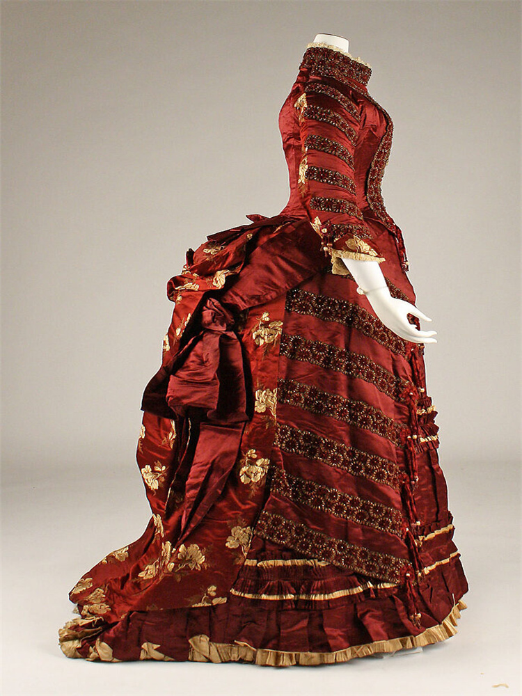 1890s Victorian Red Edwardian  - Women'S Fashion Victorian Era recensione e prezzo