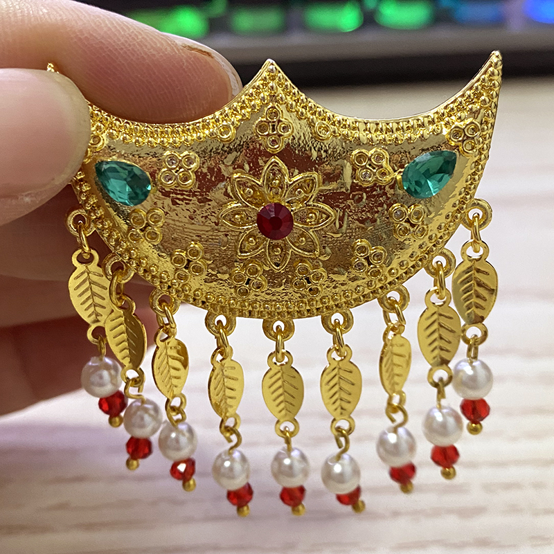 Ethiopian hair clip, emerald,  - Women Fashion Qatar recensione e prezzo